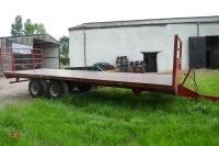 PORTEQUIP 26' TWIN AXLE BALE TRAILER