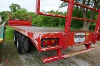 PORTEQUIP 26' TWIN AXLE BALE TRAILER - 10