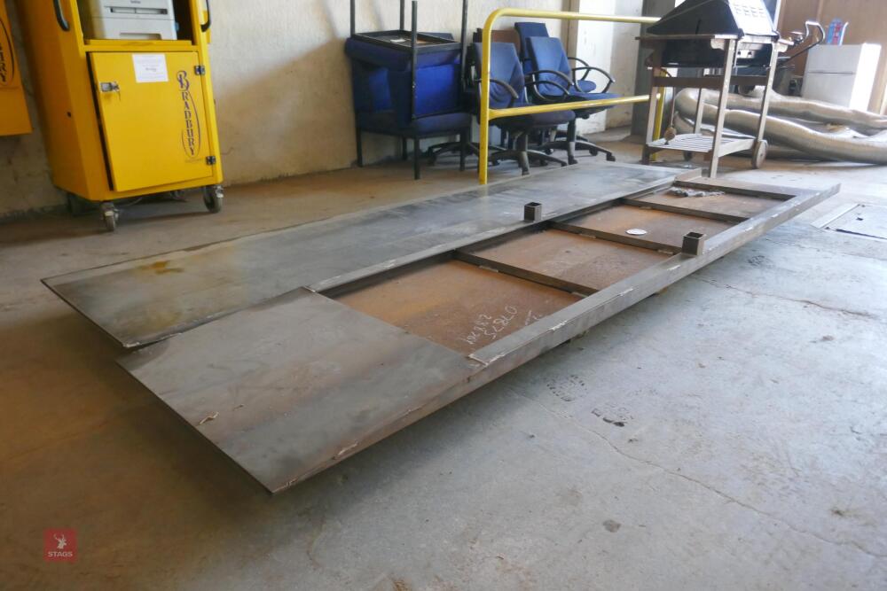 2 FABRICATED LORRY RAMPS