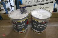 2 20L TUBS OF POLYURETHANE FLOOR PAINT - 3