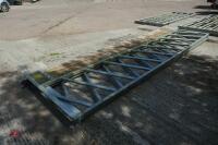 2 14' 15" GALV CATTLE FEED BARRIERS - 9