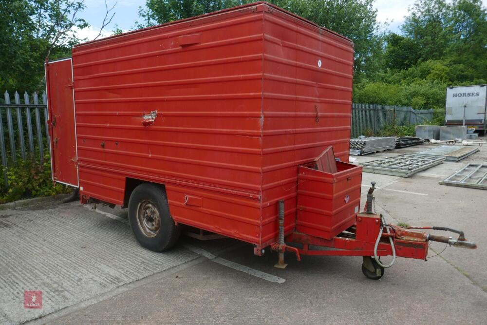 6' 3" X 10' BOX TRAILER