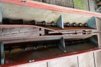 2 THOMAS ANTIQUE SEED DRILL WOODEN BOXES - 2