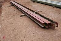 3 6.2 METRES LONG 6" H IRON RSJ'S