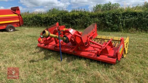 2012 POTTINGER LION 3M 301 POWER HARROW C/W CRUMBLER