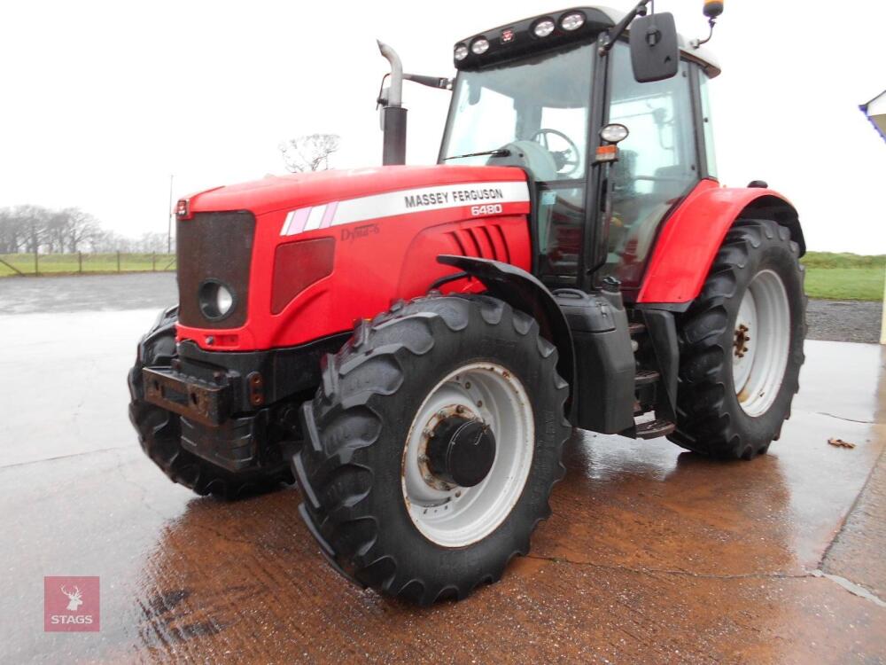 2008 MASSEY FERGUSON 6480 DYNA 6 4WD TRACTOR