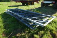 4 X CATTLE FEED BARRIERS - 7