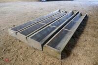 4 X 9' GALV FEED TROUGHS - 3