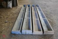 4 X 9' GALV FEED TROUGHS - 7