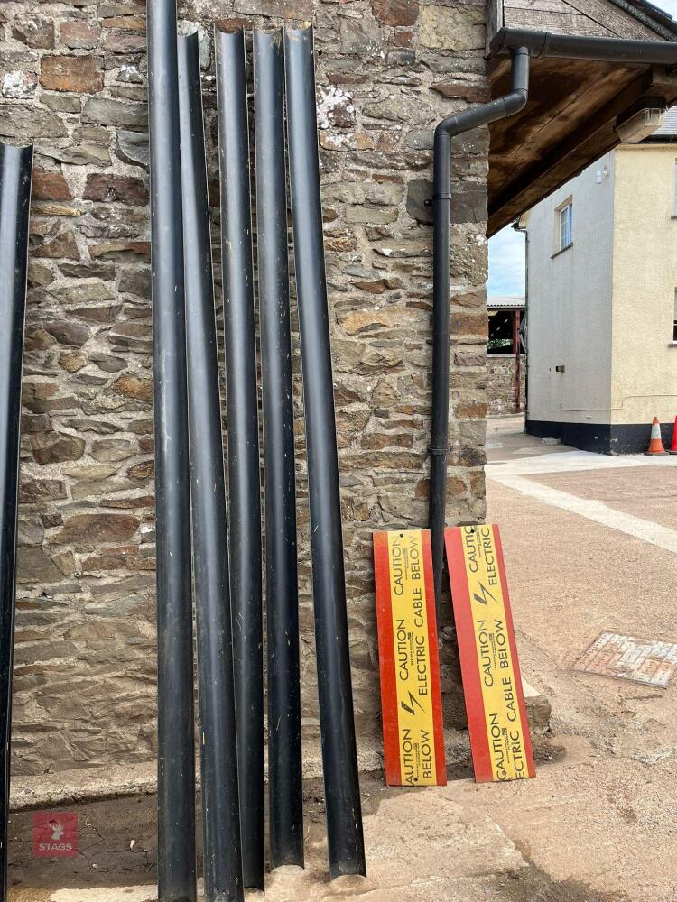 5 LENGTHS OF 4" DRAINPIPE