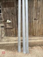 3 10' 4" GRY PLASTIC DRAINPIPE