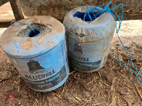 2 ROLLS BLUEBELL MEDIUM TWINE 12000