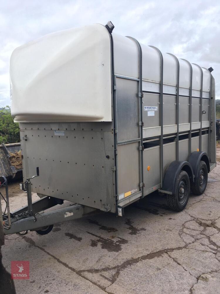 12' IFOR WILLIAMS HORSE & STOCK TRAIILER