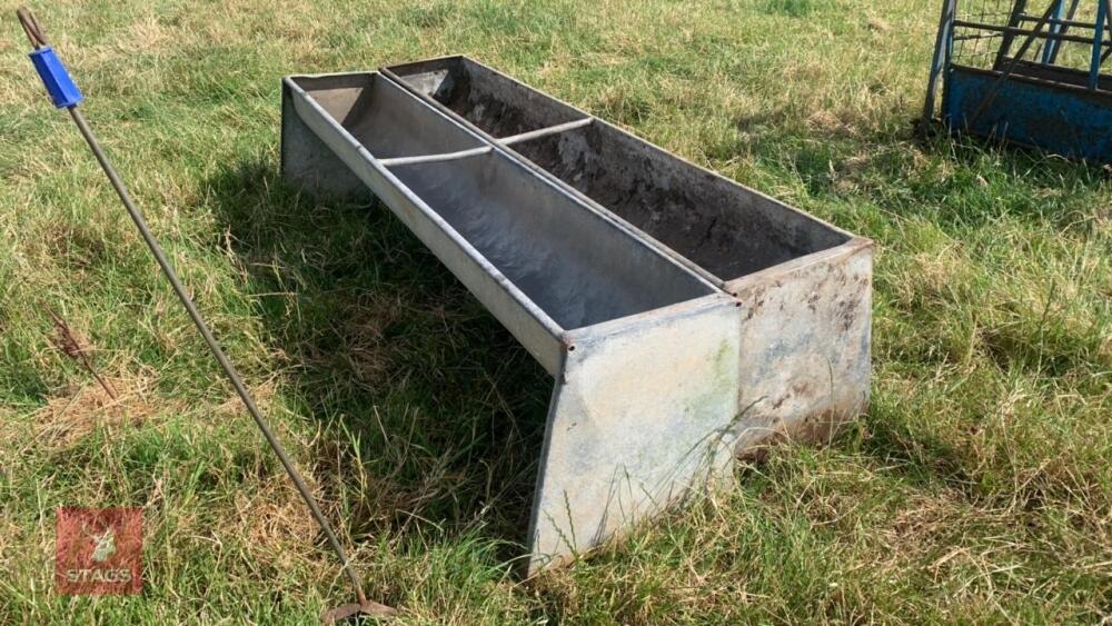 2 x 6’ FREESTANDING TROUGHS