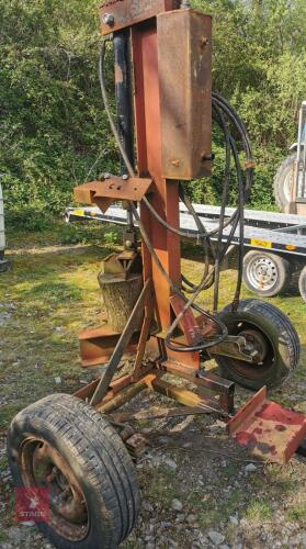 HEAVY DUTY TOWABLE HOMEMADE LOG SPLITTER