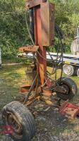 HEAVY DUTY TOWABLE HOMEMADE LOG SPLITTER