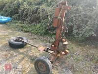 HEAVY DUTY TOWABLE HOMEMADE LOG SPLITTER - 3