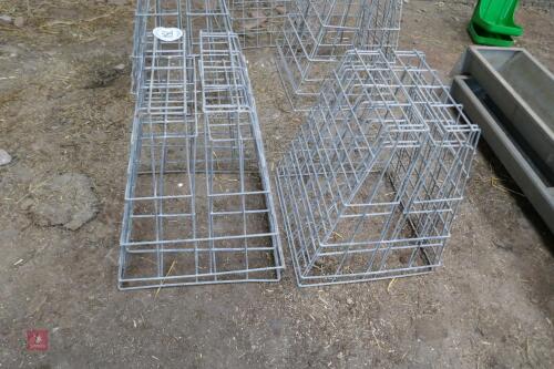 4 HOOK OVER METAL SHEEP HAY FEEDERS