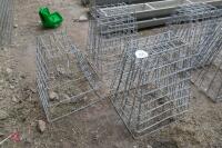 5 HOOK OVER METAL SHEEP HAY FEEDERS - 4