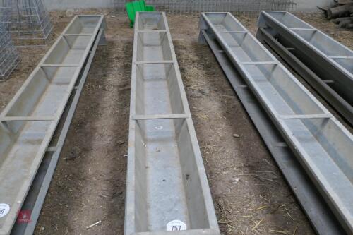 2 IAE GALVANISED 9' GROUND TROUGH