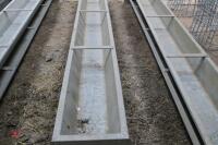 2 IAE GALVANISED 9' GROUND TROUGH