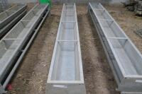 2 IAE GALVANISED 9' GROUND TROUGH - 2