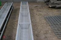 2 IAE GALVANISED 9' GROUND TROUGH