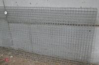 4 SHEETS OF 8' X 4' WELD MESH - 6