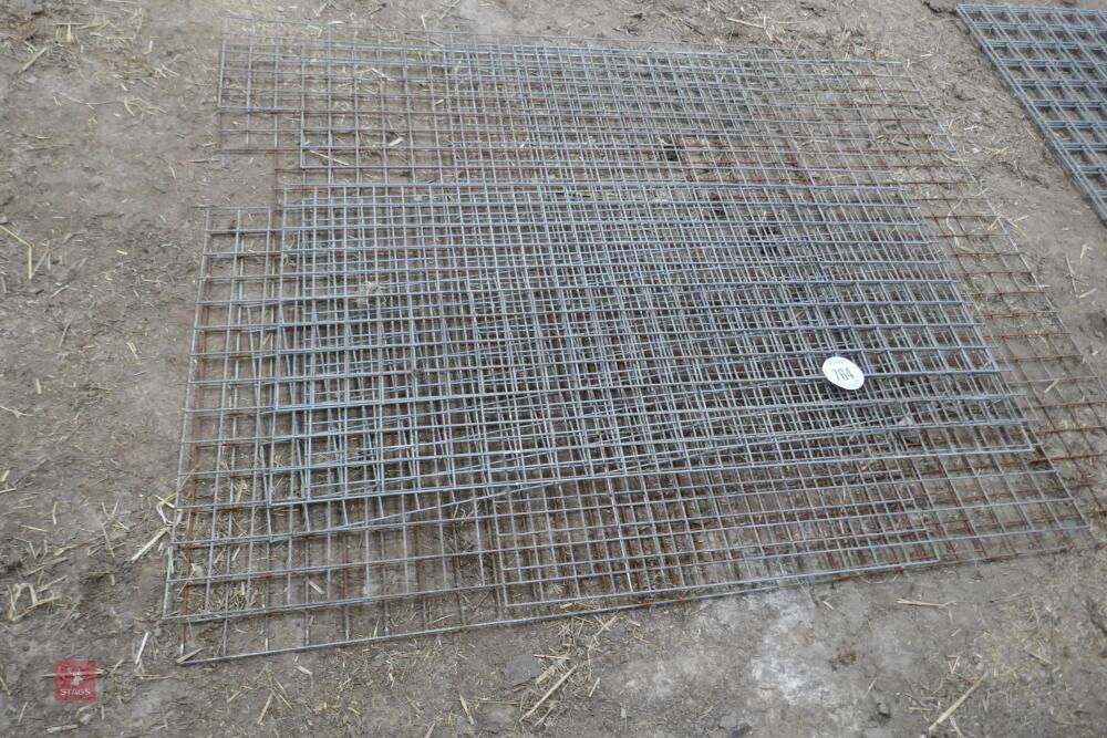 6 SHEETS OF WELD MESH