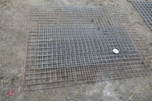 6 SHEETS OF WELD MESH