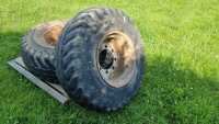 2 X 8 STUD WHEELS AND TYRES - 4