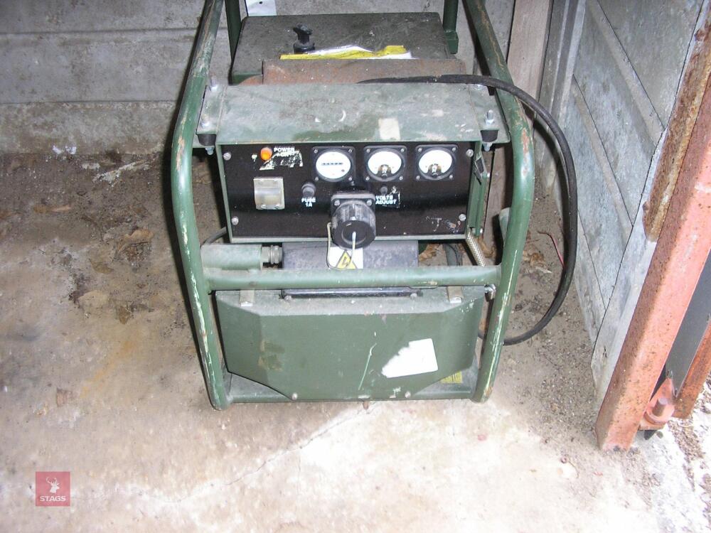 EX ARMY 1.5KVA GENERATOR 240V (S/R)