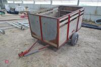 6' X 4' SINGLE AXLE CAR TRAILER - 12