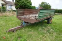 FRASER F68 SINGLE AXLE TIPPING TRAILER