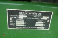 2010 WEEKS 11 TONNE SILAGE TRAILER - 16