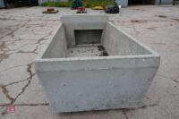 CONCRETE 400 GALLON WATER TROUGH - 2