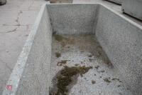 CONCRETE 400 GALLON WATER TROUGH - 6