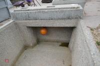 CONCRETE 400 GALLON WATER TROUGH - 10