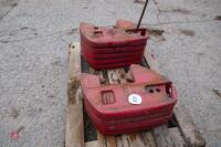 SET OF MCCORMICK FRONT TRACTOR WEIGHTS - 6