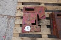 CASE INTERNATIONAL FRONT TRACTOR WEIGHTS - 2