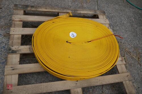 100M OF YELLOW LAYFLAT HOSE