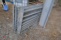 10 6' GALVANISED SHEEP HURDLES - 3