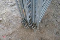 10 6' GALVANISED SHEEP HURDLES - 7