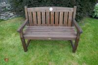 WOODEN GARDEN BENCH - 2