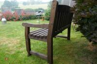 WOODEN GARDEN BENCH - 5