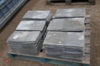 250 18" X 9" ROOFING SLATES - 6