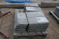 250 18" X 9" ROOFING SLATES - 5