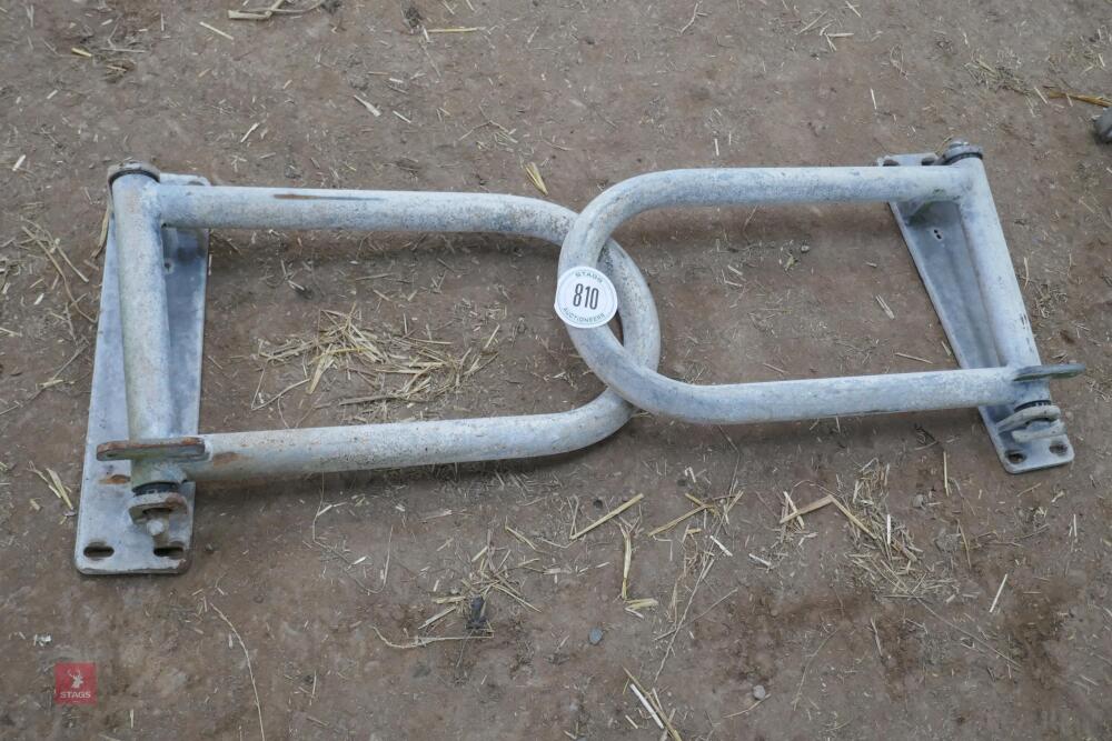 PAIR OF ONE WAY RACE CATTLE GATES