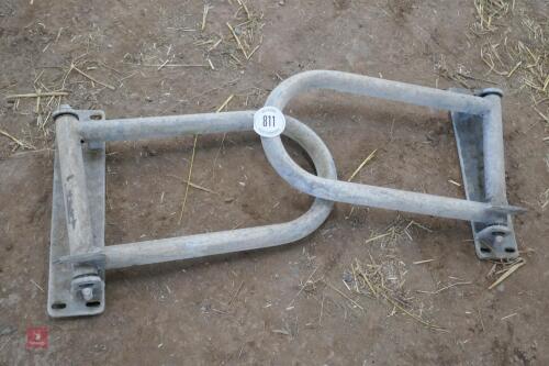 PAIR OF ONE WAY RACE CATTLE GATES