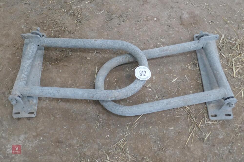 PAIR OF ONE WAY RACE CATTLE GATES